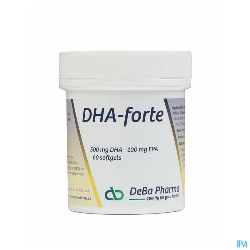 DHA FORTE CAPS 60X500MG DEBA