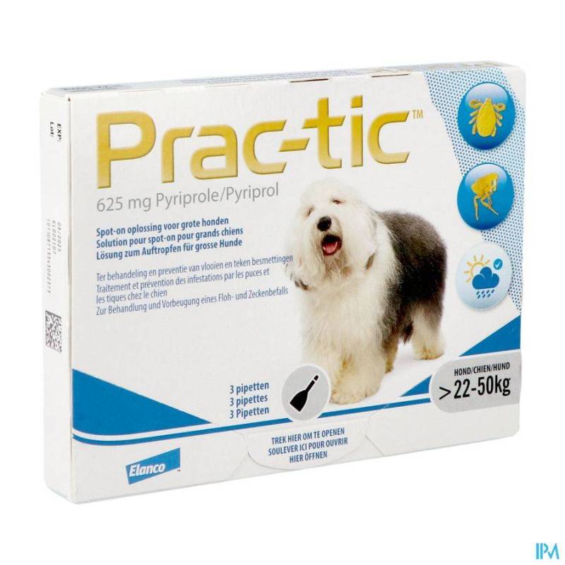 Prac-tic Spot-on A/vlo-teek Grote Hond Pip.1x3