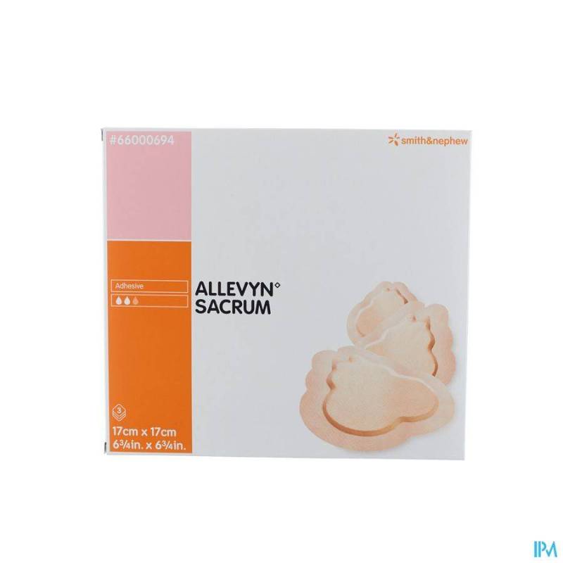 ALLEVYN SACRUM PANS HYDROCEL. 17CM 3 66000694