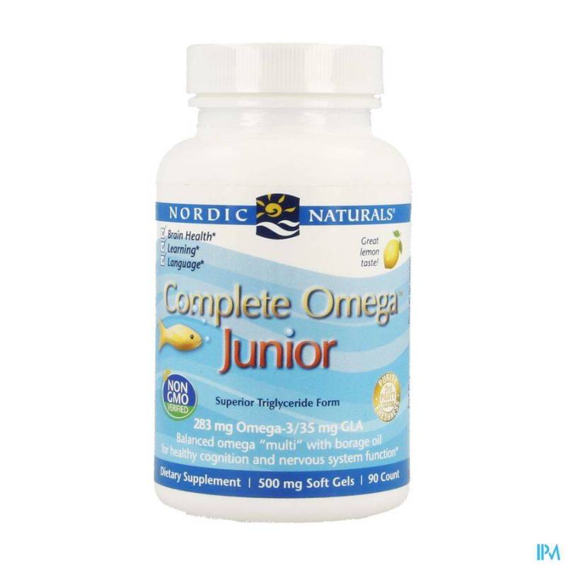 NORDIC OMEGA3-6-9 JUNIOR SOFTCAPS 90