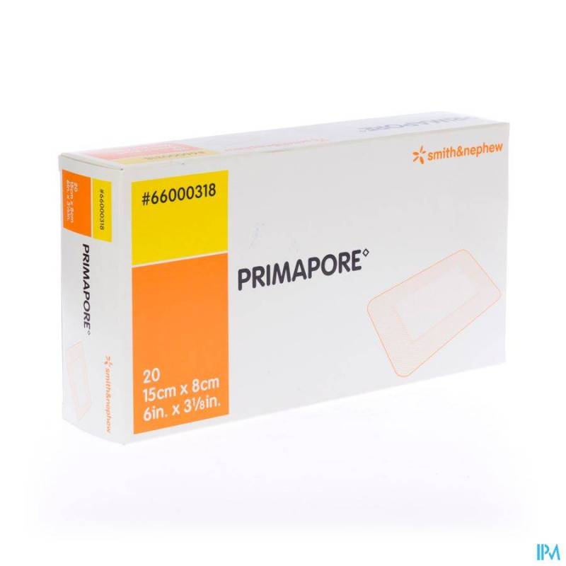 PRIMAPORE S&N PANS POST-OP 15CMX 8CM 20 66000318