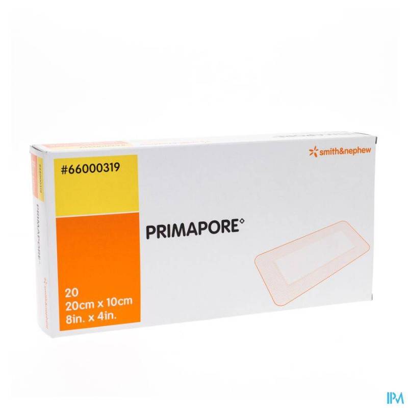 PRIMAPORE S&N PANS POST-OP 20CMX10CM 20 66000319