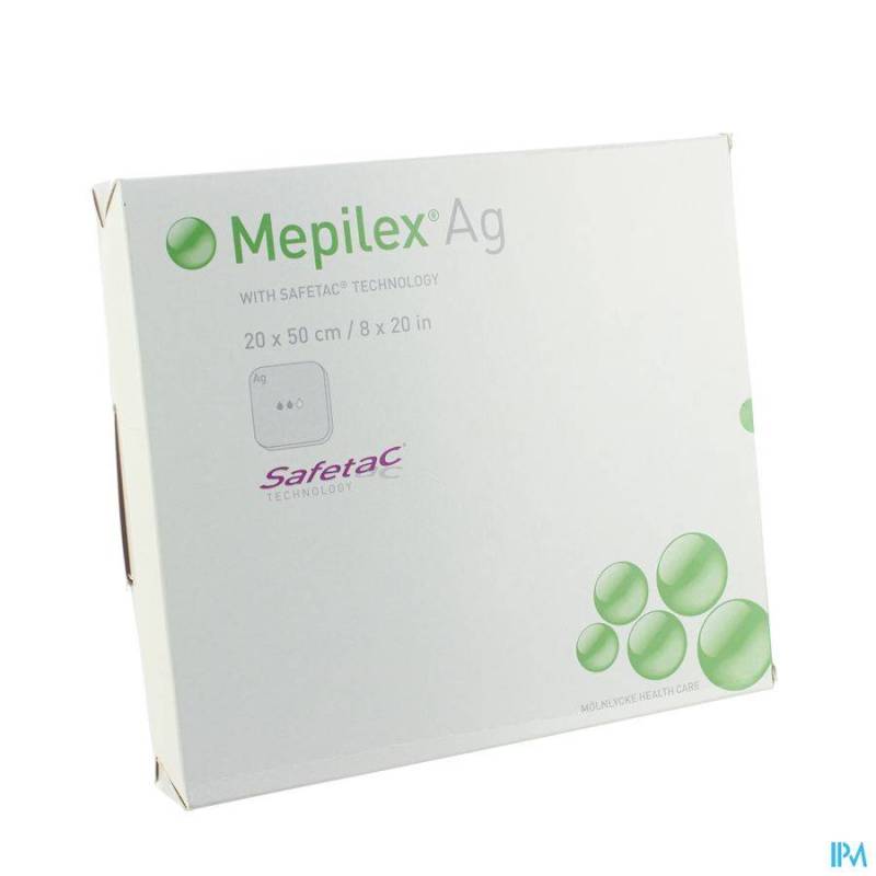 Mepilex Ag Verband Steriel 20,0x50,0cm 2 287510