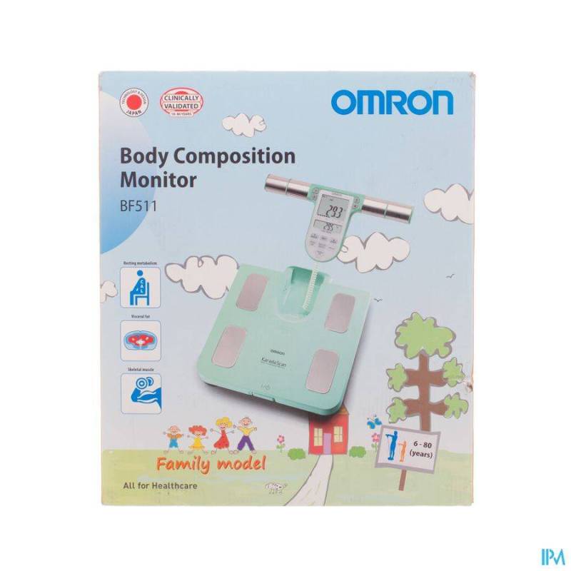 Omron Bf511t Turq. Lichaamscompositiemeter 