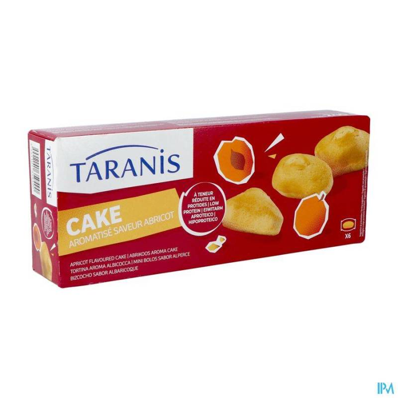 TARANIS MINI CAKE ABRICOT 240G (6 PIECES) 4656