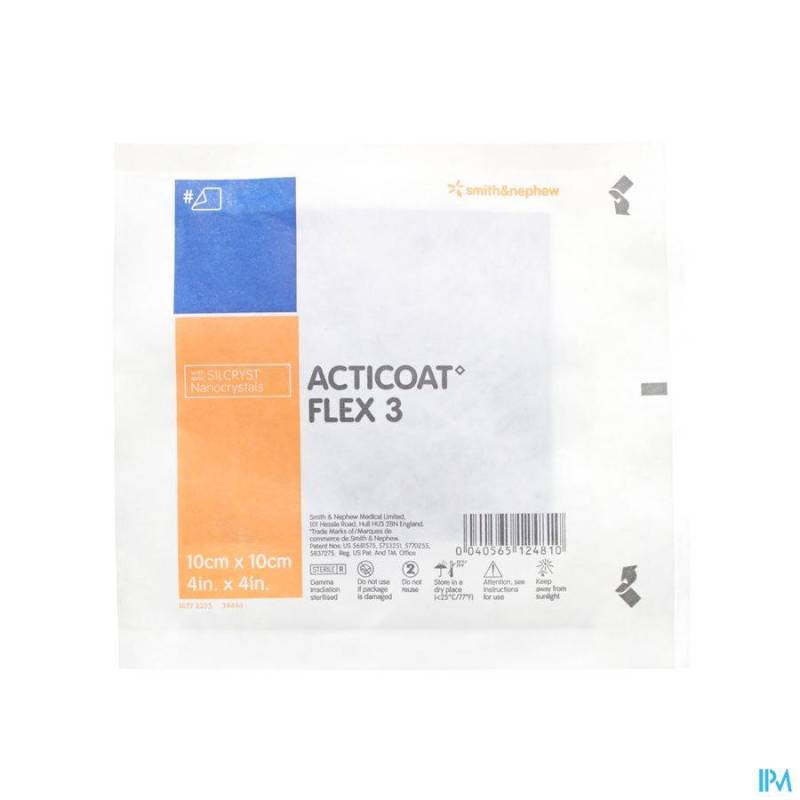 ACTICOAT FLEX 3 PANS IND.STER 10X 10CM 1 66800399