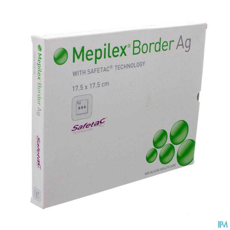 MEPILEX BORDER AG PANS STER 17,5X17,5 5 395410