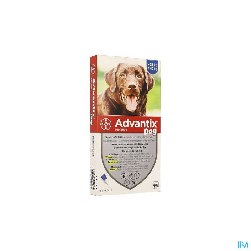 ADVANTIX 400/2000 CHIENS 25