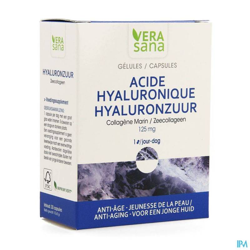 ACIDE HYALURONIQ.+COLLAGENE MARIN CAPS 30VERA SANA