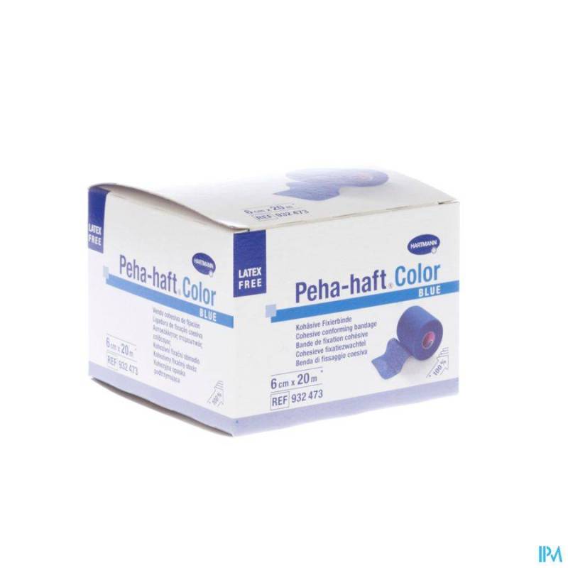 PEHA HAFT HARTM COL.S/LAT.BLEU 6CMX20M 1 9324732