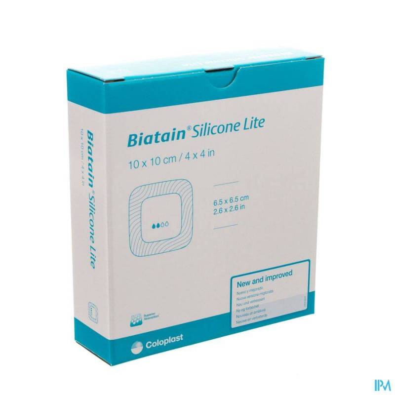 Biatain Silicoon Lite Schuimverband 10,0x10,0 10 33445