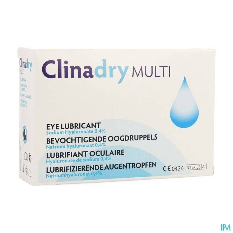 CLINADRY GUTT OCULAIRE MULTIDOSE 20X0,50ML