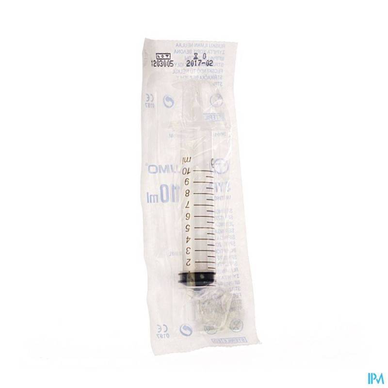 TERUMO SERINGUE LUER SLIPTIP 10ML 1