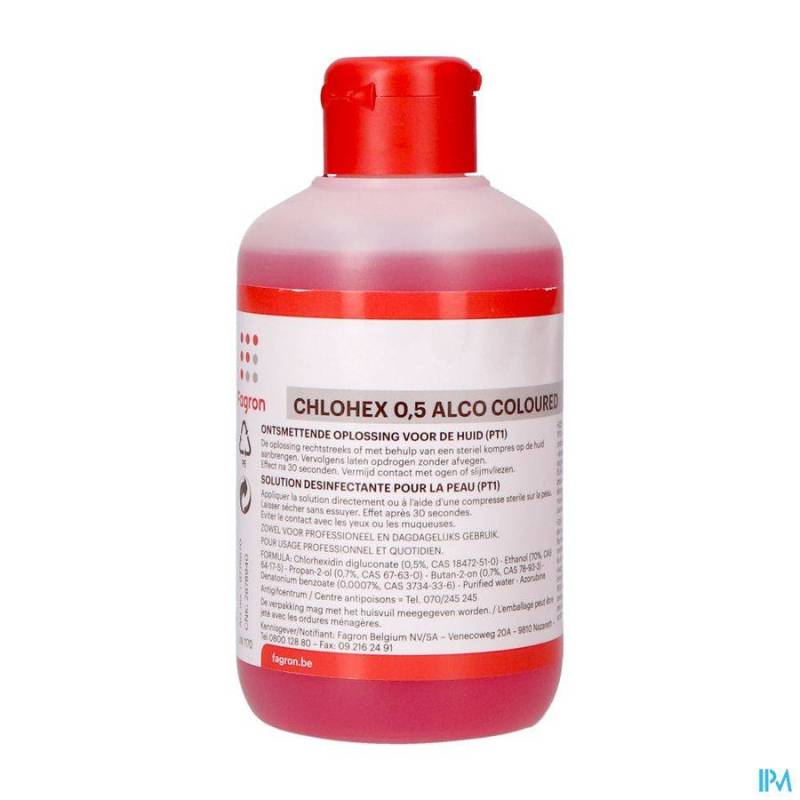 Fagron Pharmawhite Chlohex 0,5 Alco Coloured 250ml