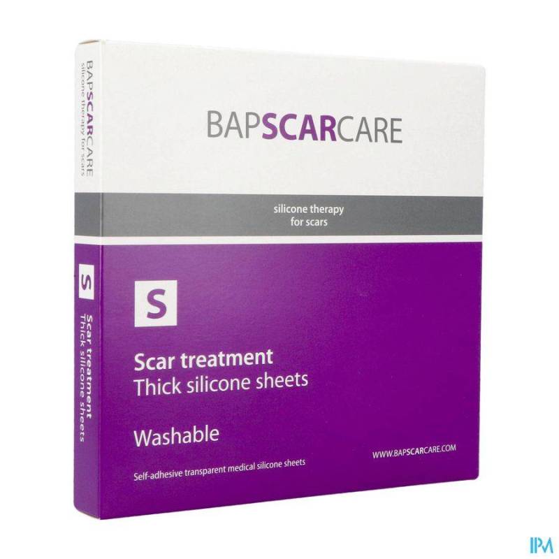 BAP SCAR CARE S PANS ADH SIL 5X20CM 2 PIECES