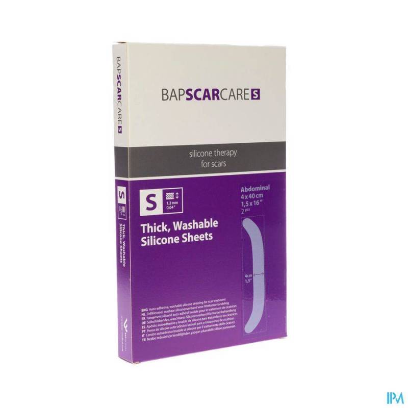 Bap Scar Care S Silicoonverb Adh 4x40cm 2 Stuks