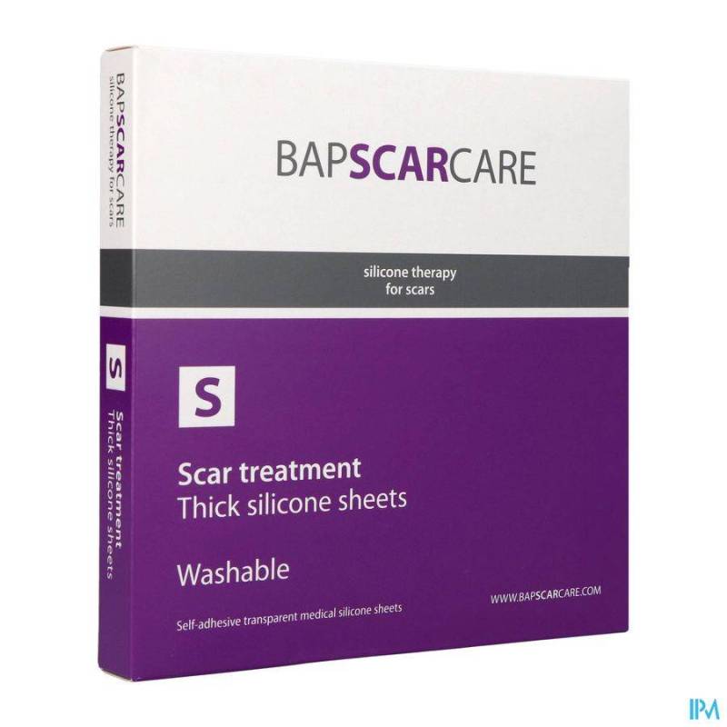 BAP SCAR CARE S PANS ADH SIL 10X 15CM 2 PIECES