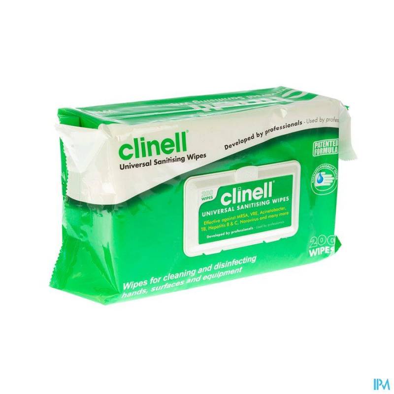 CLINELL UNIVERSAL WIPES 200