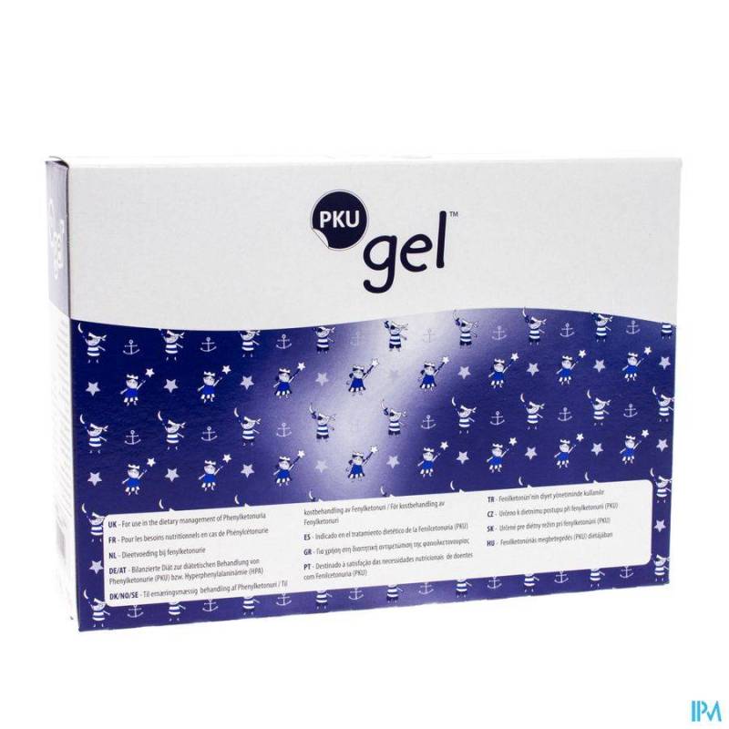 Pku Gel Niet Gearomatiseerd Zakje 30 X 24g