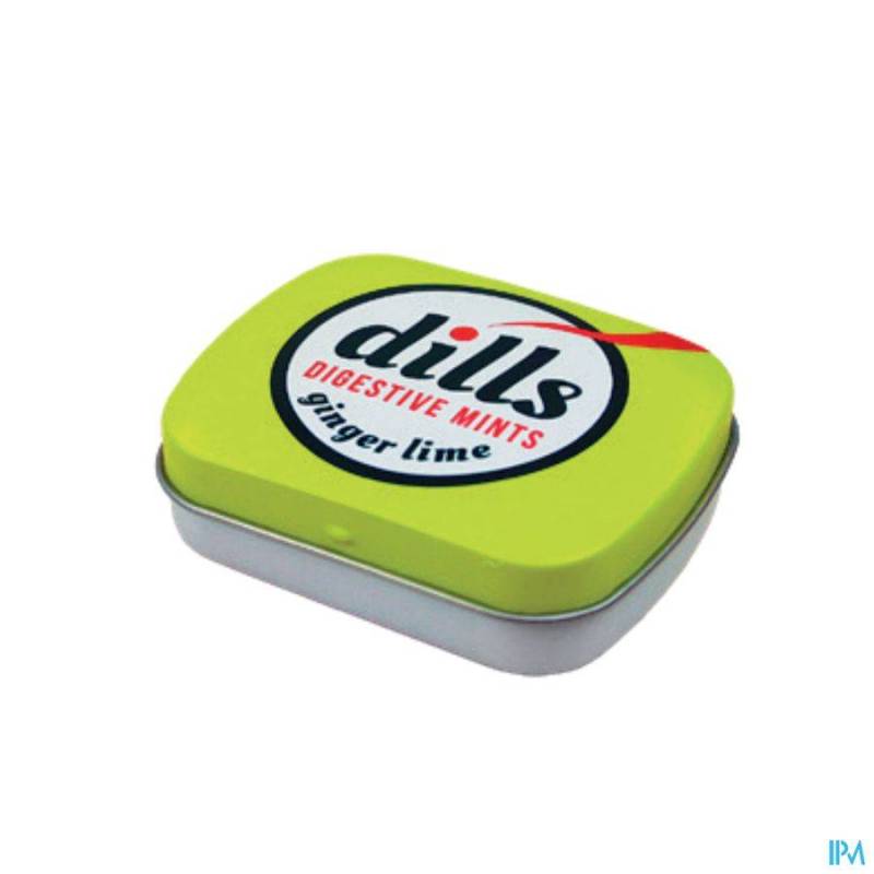 DILLS GINGER & LIME MINTS S/SUCRE 15G