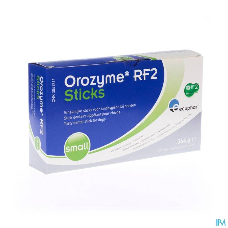 OROZYME RF2 STICKS APPETENTS CHIEN SMALL 28