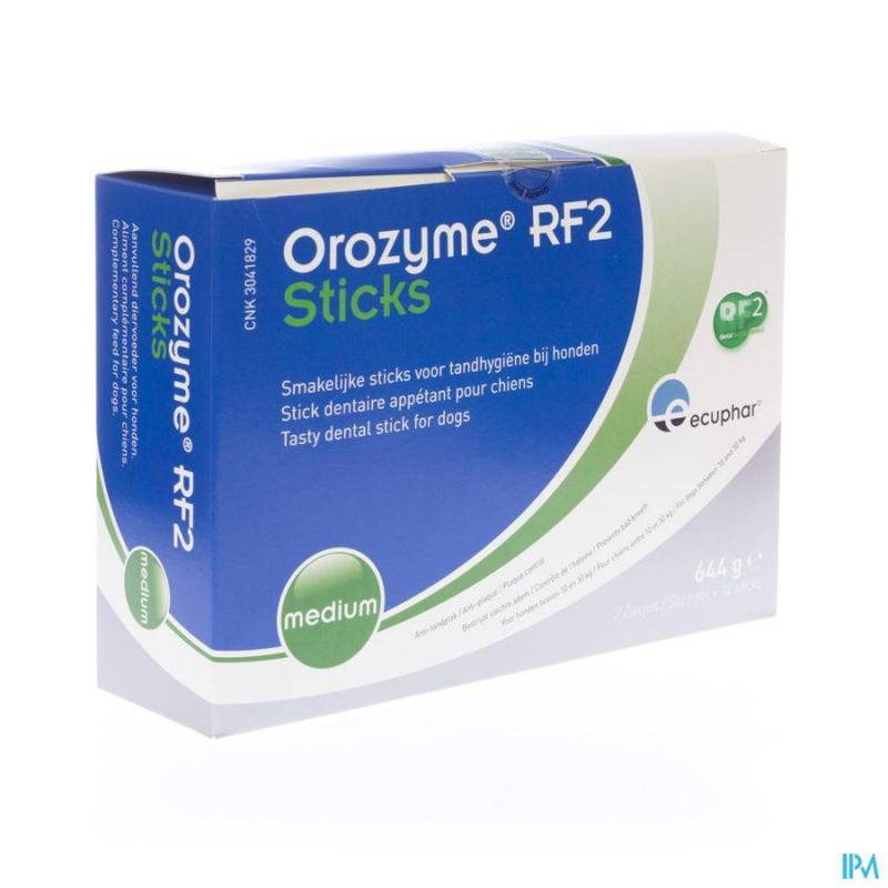 OROZYME RF2 STICKS APPETENTS CHIEN MEDIUM 28