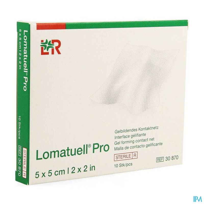 LOMATUELL PRO COMPRESSE STER 5X 5CM 10 30870