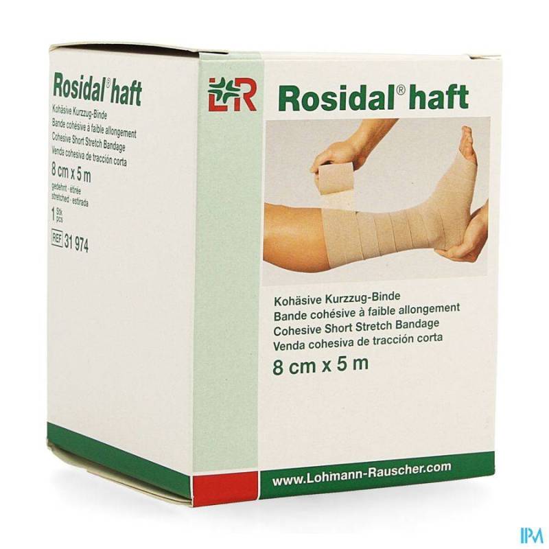 ROSIDAL HAFT BANDE COHESIVE 8CMX5M 1 31974