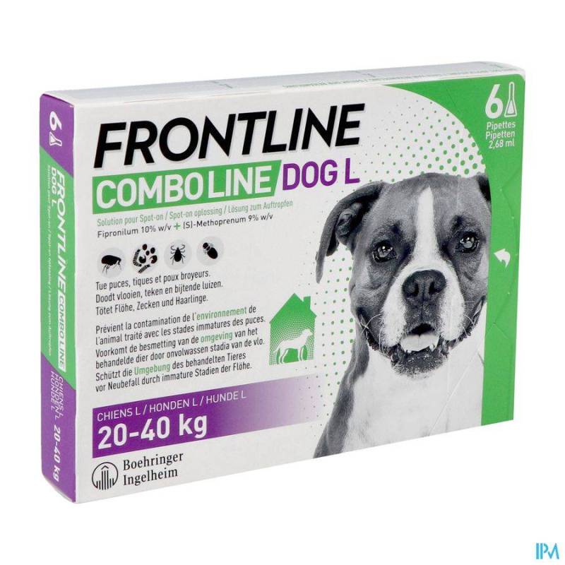 FRONTLINE COMBO LINE DOG L 20-40KG 6X2,68ML