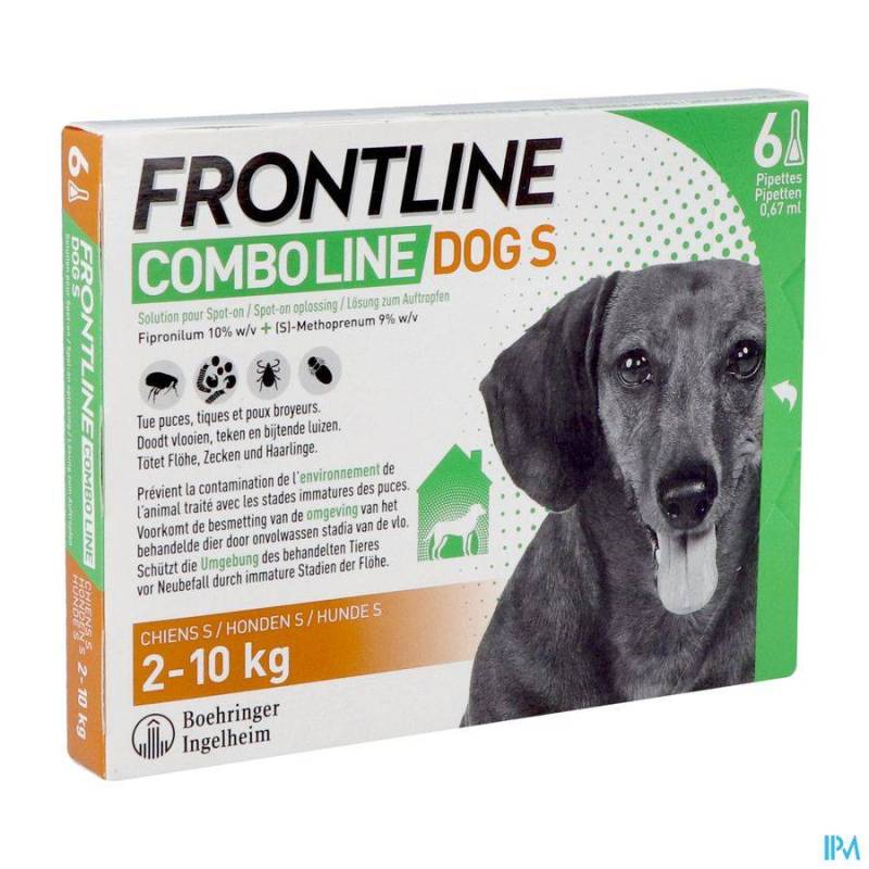 FRONTLINE COMBO LINE DOG S 2-10KG 6X0,67ML