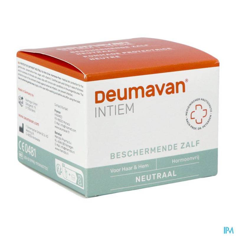 DEUMAVAN POMMADE INTIMES NATURE POT 100ML