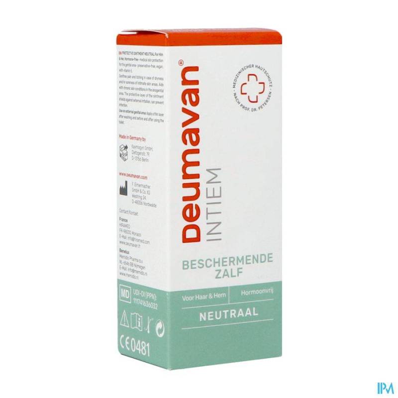 DEUMAVAN POMMADE INTIMES NATURE TUBE 50ML