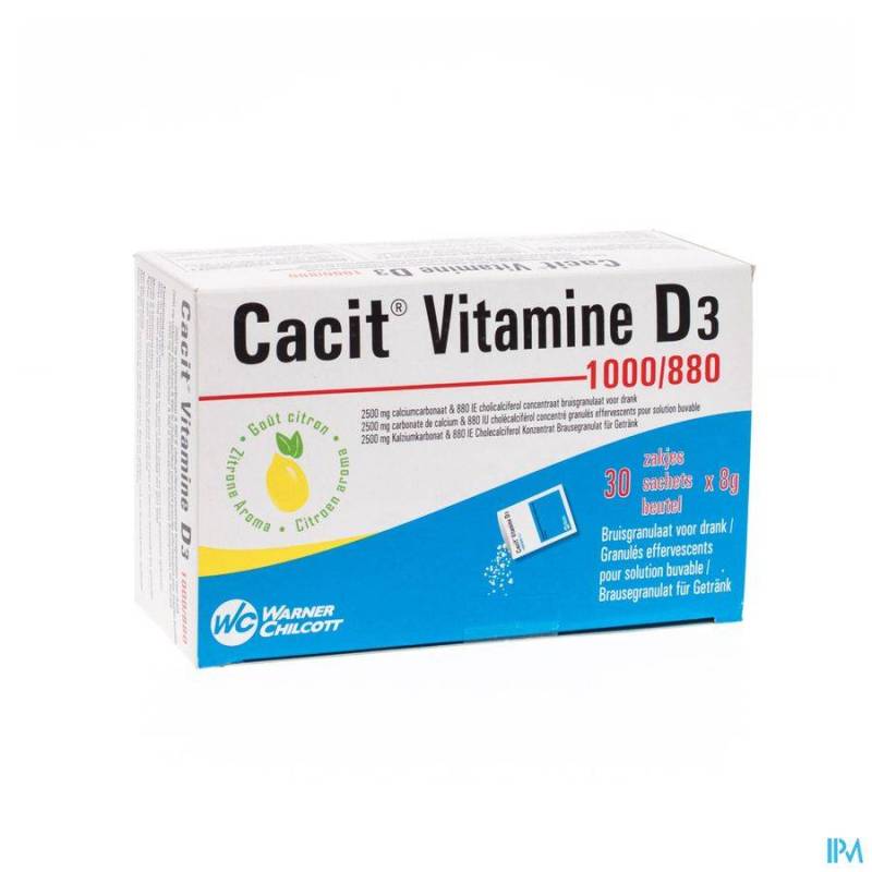 CACIT VIT. D3 1000/880 SACH GRAN 30 IMPEXECO PIP