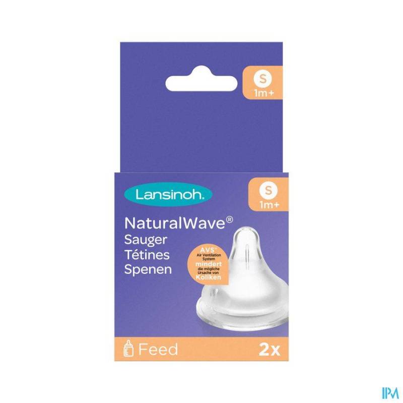 Lansinoh NaturalWave Speen Trage Voeding 2 Stuks