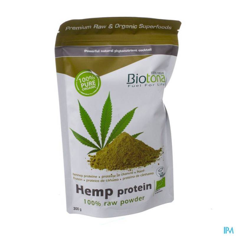 BIOTONA HEMP PROTEIN RAW BIO PDR 300G