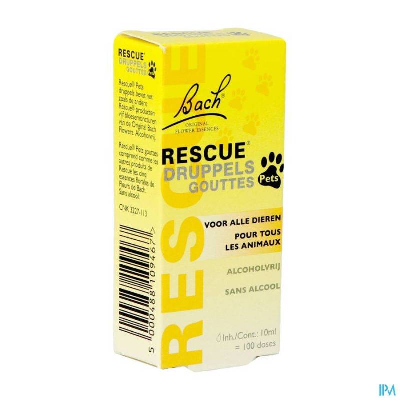 BACH RESCUE PETS GOUTTES 10ML