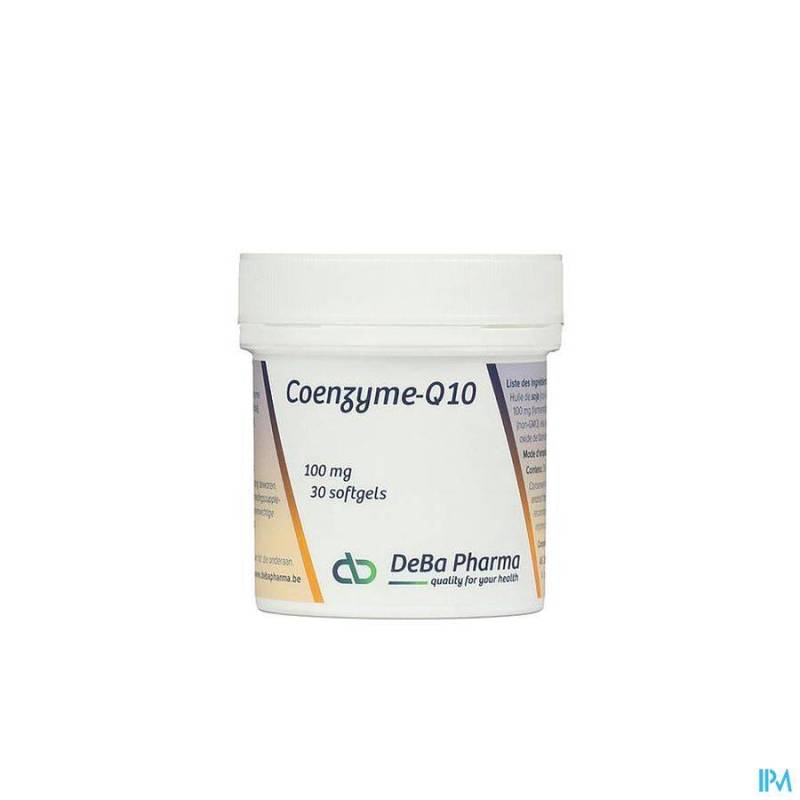 Deba Pharma Coenzyme Q10 100mg 30 Softgels