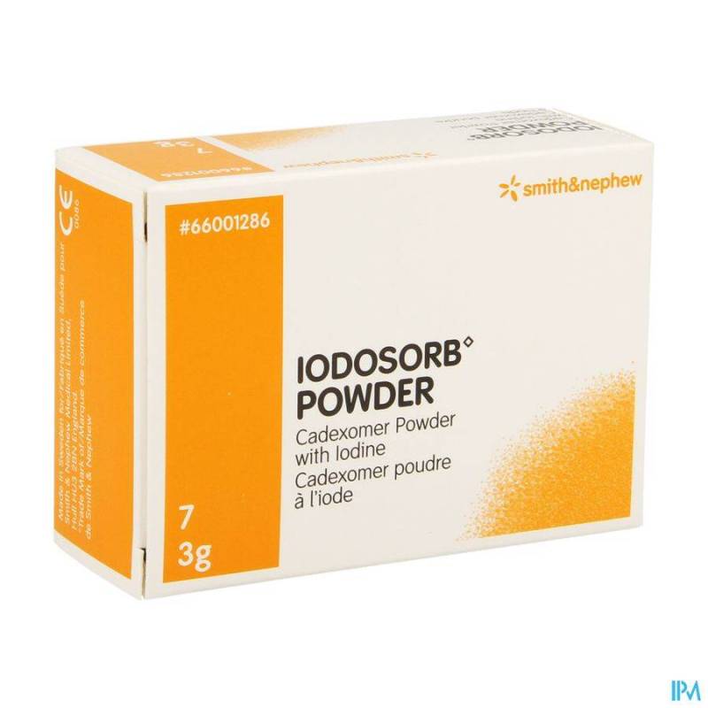 IODOSORB POWDER SACH 7X 3G 66001286