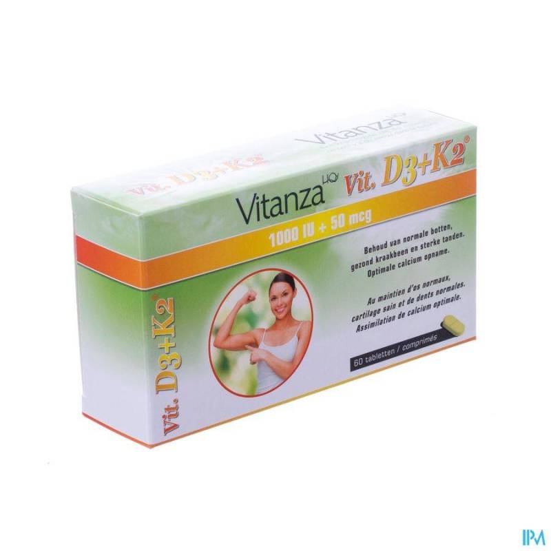 Vitanza Hq Vit D3 + K2 Tabl 60