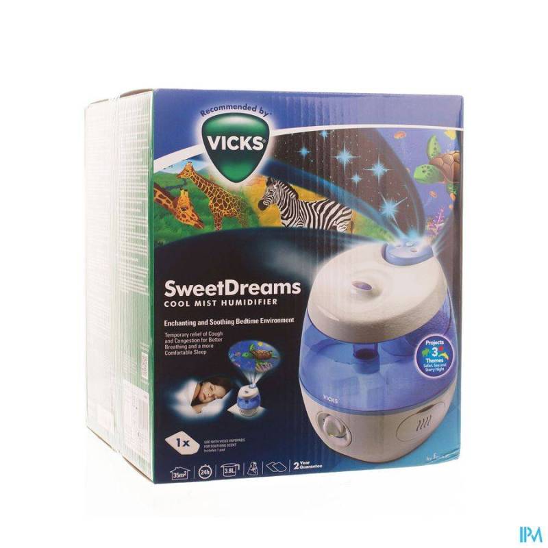 Vicks Ultrasone Luchtbevochtiger Sweet Dreams 1 Stuk