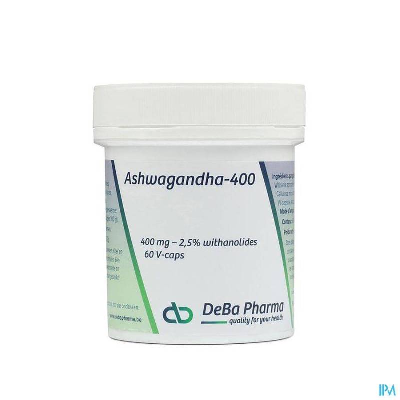 ASHWAGANDHA 400 V-CAPS 60 DEBA