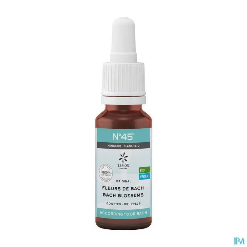 FLEURS DE BACH BIO N45 GOUTTES MAIGRIR 20ML