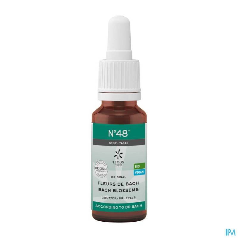 Bachbloesem Bio N48 Druppels Stop Tabak 20ml