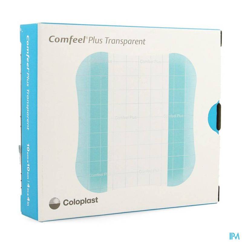 COMFEEL PLUS TRANSP POSTOP 10X10CM 10 33533