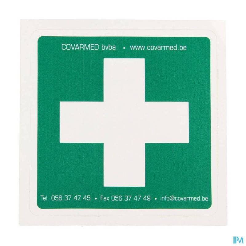 AUTOCOLLANT PREMIER SECOURS 10X10CM