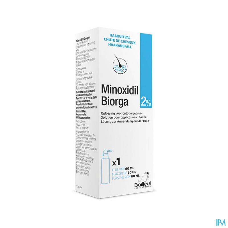 Minoxidil Biorga 2% Oplossing Flacon 1 X 60ml