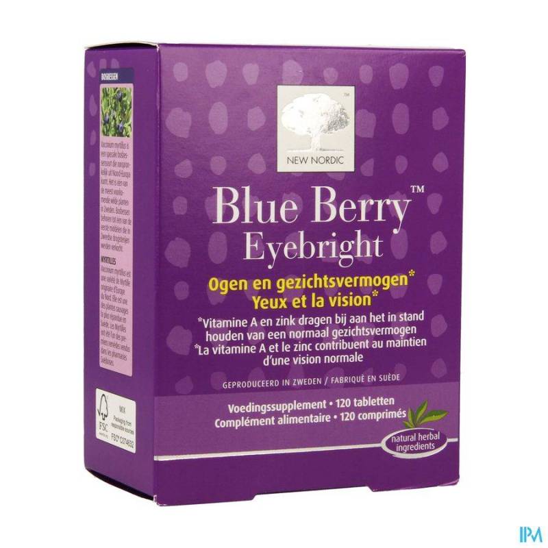 New Nordic Blue Berry Eyebright Comp 120