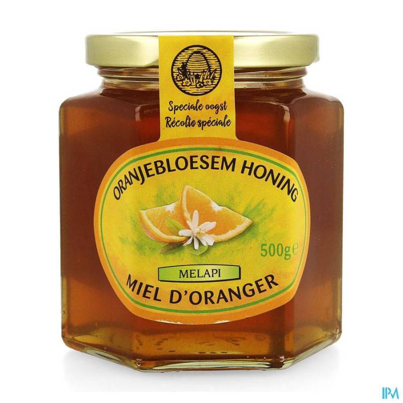 Melapi Honing Oranjebloesem 500g