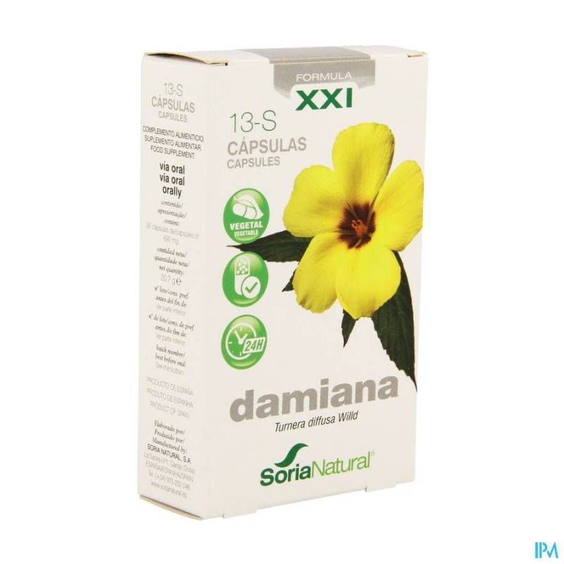 Soria 13-s Damiana Xxi Caps 30