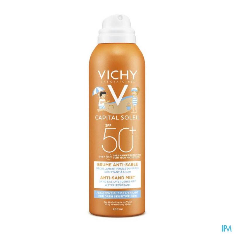 Vichy Idéal Soleil Anti-Zand Spray Voor Kinderen SPF50+ 200ml